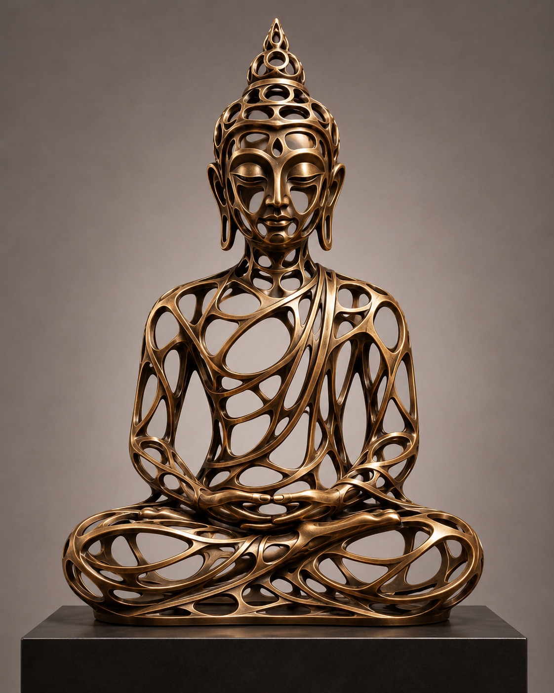 Forma Kontemplacyjna — Buddha, aeromorficzna wizualizacja koncepcyjna